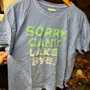 Maurices Light Blue Casual T-Shirt